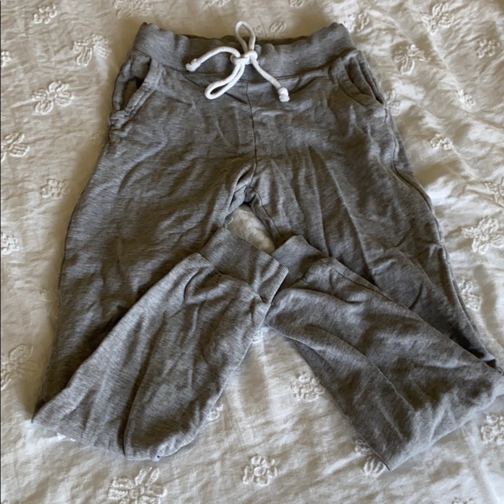 3/$25 Grey Tie Waist Jogger Sweatpants